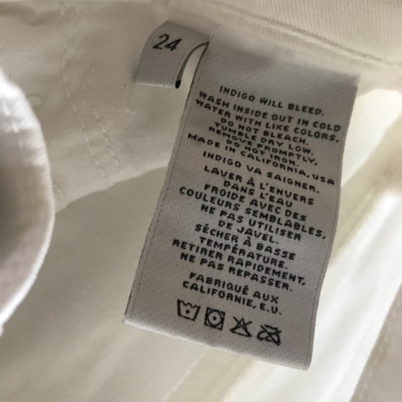 J Brand Hanna Cropped Zip White Jeans - Picture 8 of 8